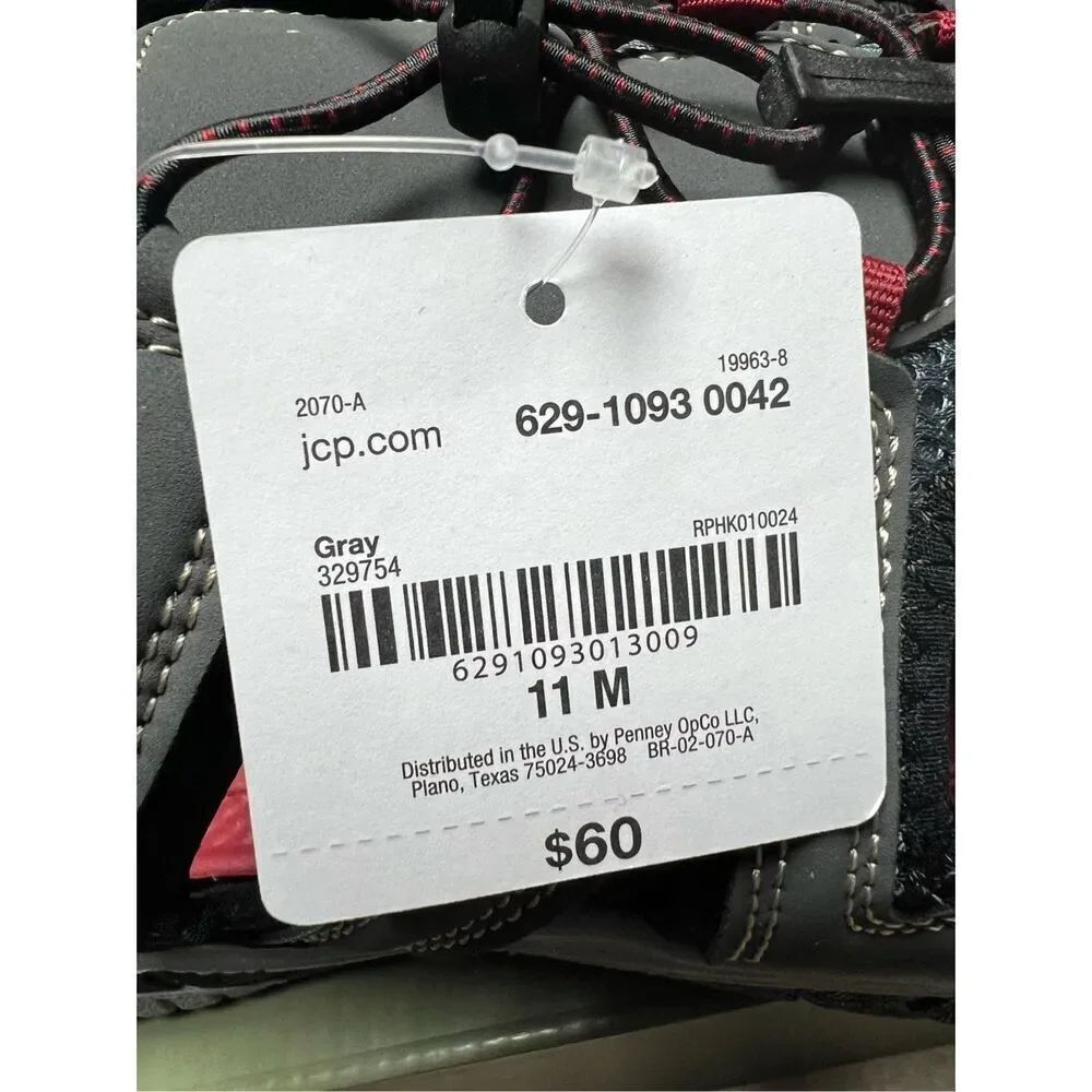 ➡️NIB! St. John's Bay Spencer Men's Outdoor Sandal Gray Size - 11 M - Picture 5 of 6